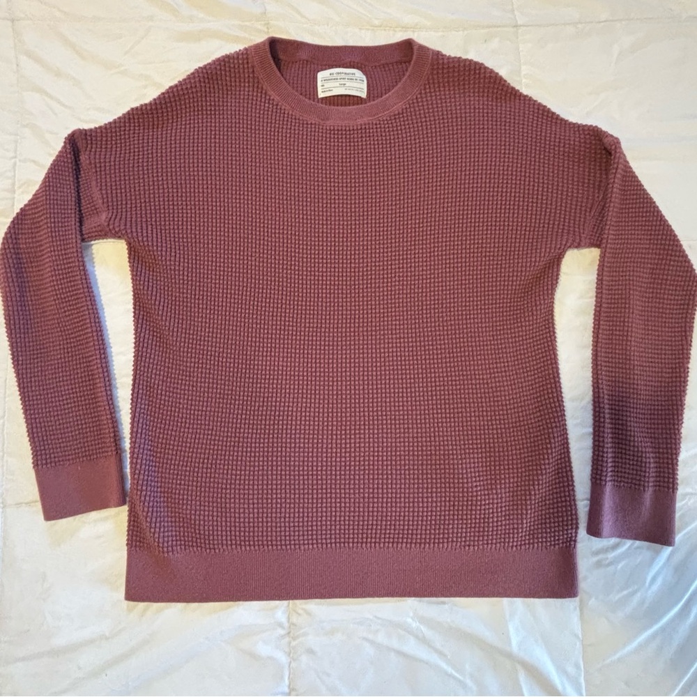 REI Wallace Lake Waffle Sweater in Mauve Shadow